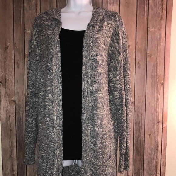 Pink Rose Sweaters - Hooded Open Front Pink Rose Cardigan